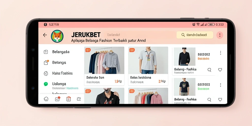 Tampilan antarmuka JERUKBET yang modern dan mudah digunakan.