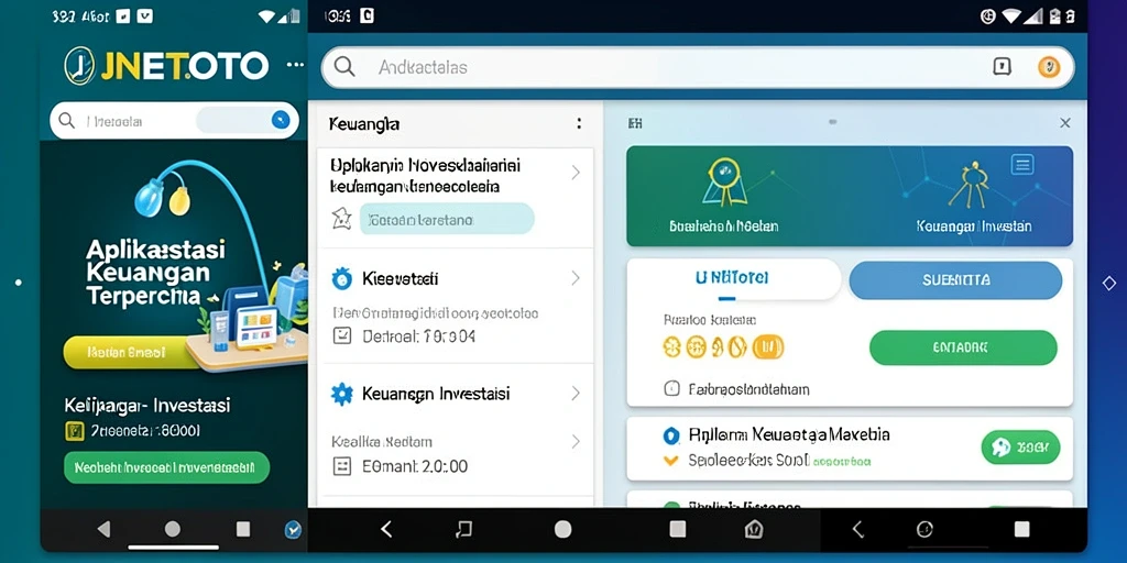 Tampilan antarmuka aplikasi JNETOTO yang user-friendly.
