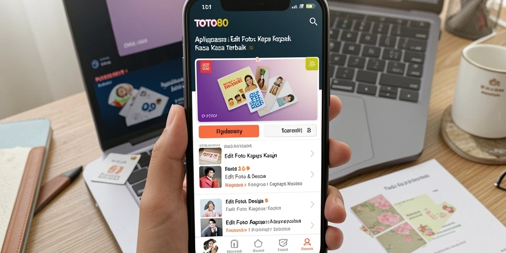 Antarmuka aplikasi TOTO80 untuk Edit Foto Kertas Kaca yang menarik.